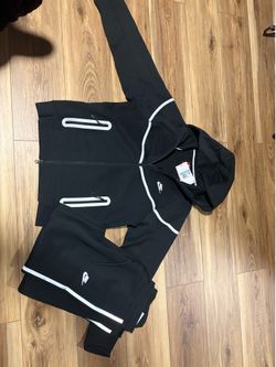 Nike tech set black reflective white size medium