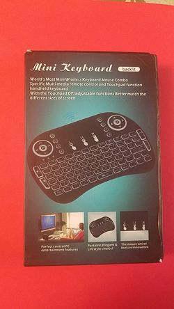 Backlit mini wireless keyboard
