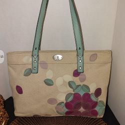 Fossil Long Live Vintage Tote Bag