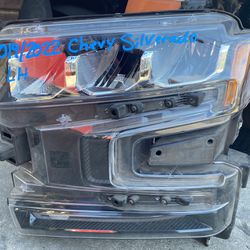 2019 /2022 Chevy Silverado 1500 Lh Headlight 