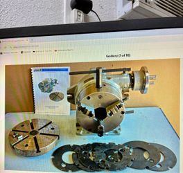 8” super Spacer Accu-Dex H/V Rotary Table