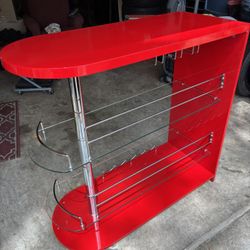Mid Century Style Curio Bar