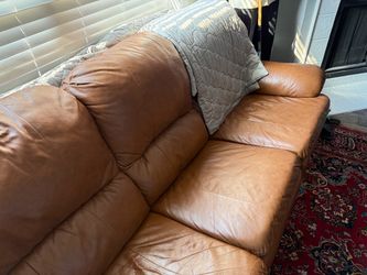 Premium custom-made leather couch