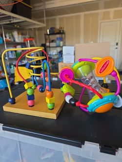 Baby Bead Maze and Infantino Activity Toy Set