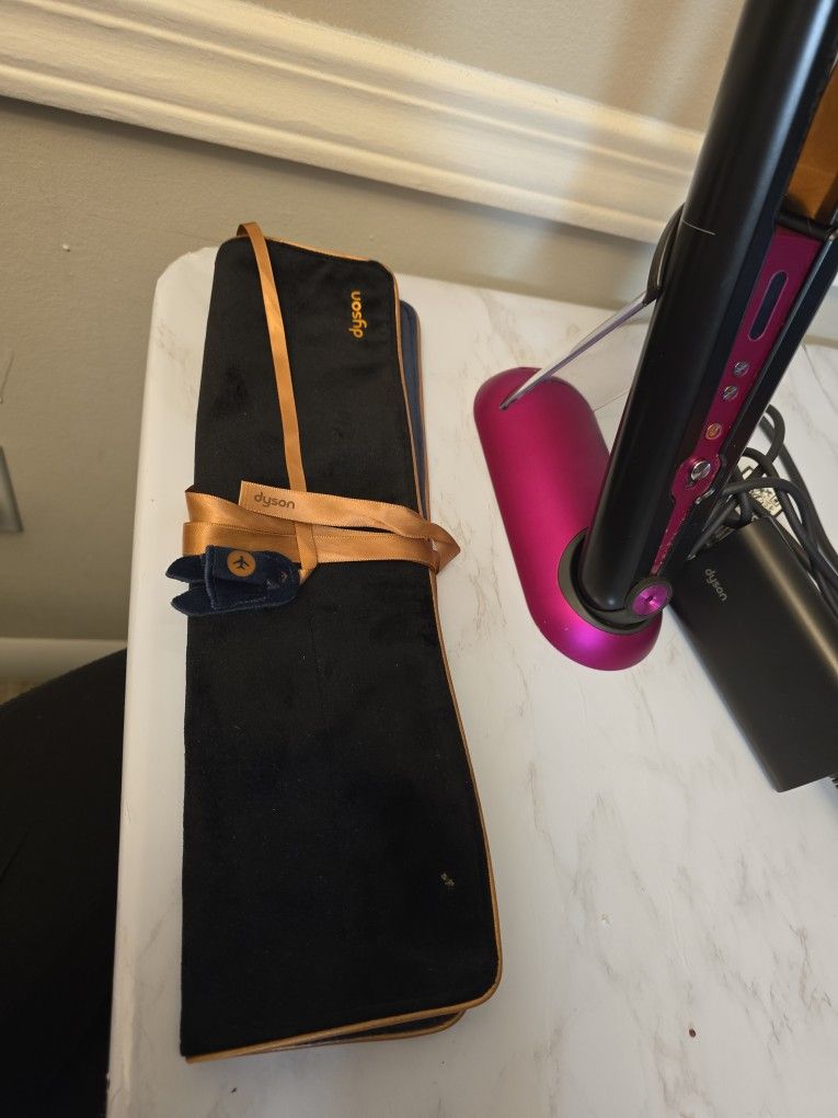 Dyson, HS03, Fuchsia & Black Hair Straightener With Charger, Docking Station & Travel Bag