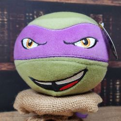 Teenage Mutant Ninja Turtles Round Plush Embroidered Details - Donatello NWT