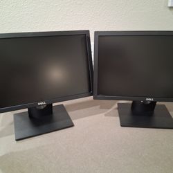 Dell Monitors 18", Set of 2