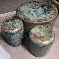 Joss & Main Kiersten Drum End Table Gorlois Drum Coffee Table