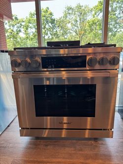Dacor 36 inch Freestanding Pro Range Dual Fuel