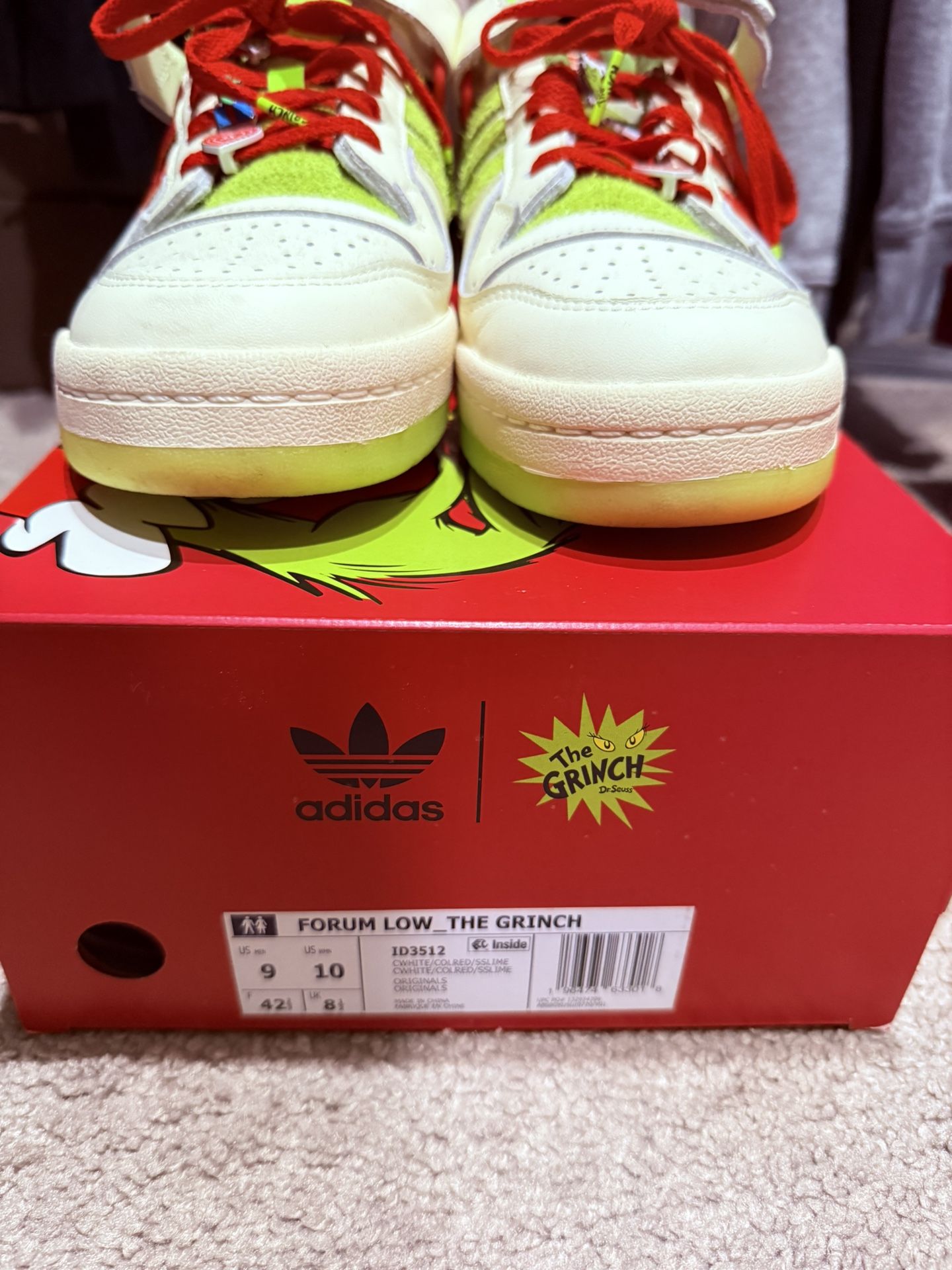 Adidas Originals Forum Low The Grinch Christmas Shoes