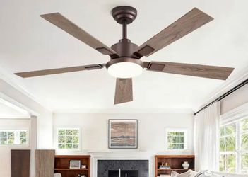 52 inch bronze ceiling fan with remote