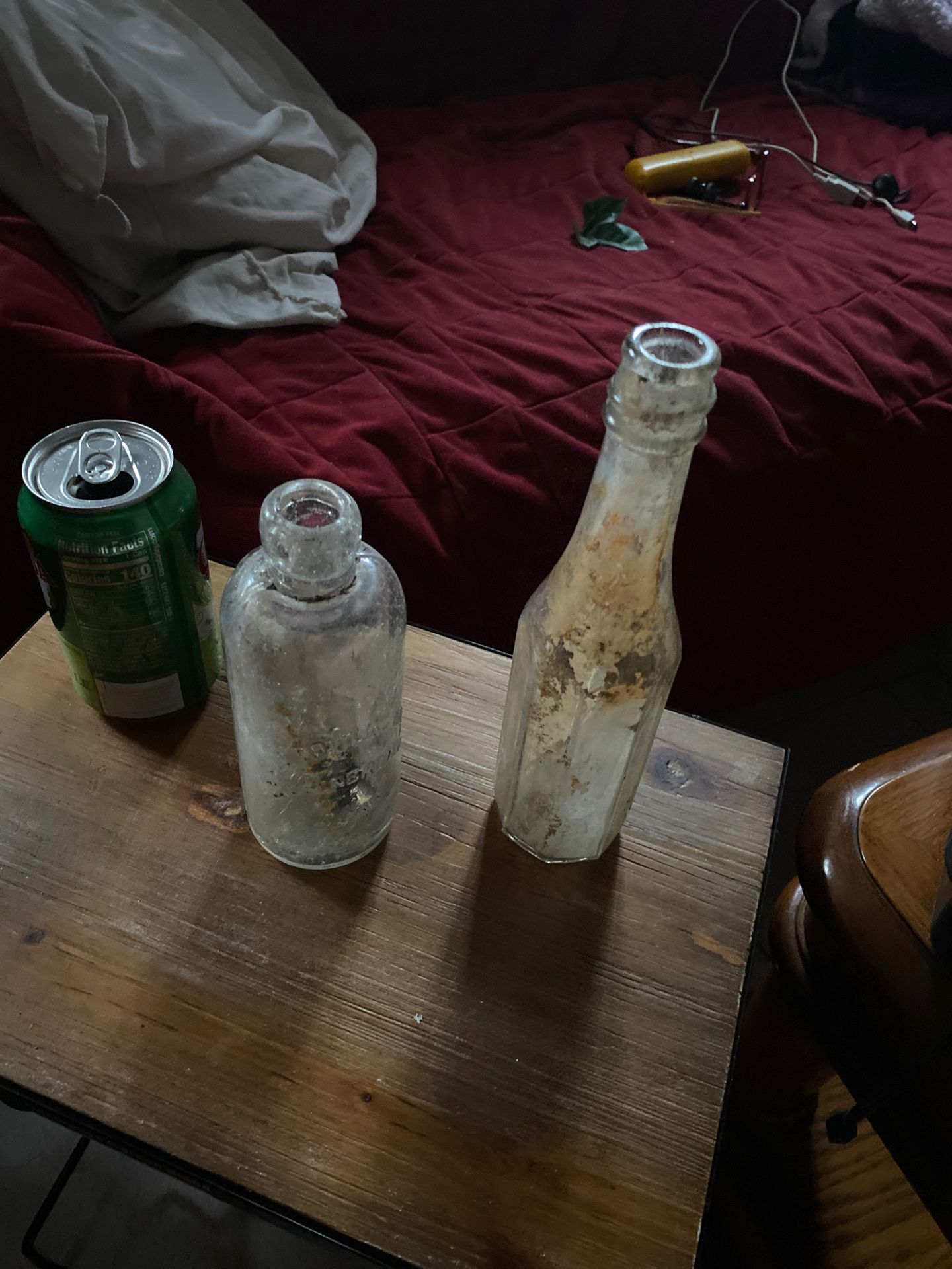 2 vintage bottles