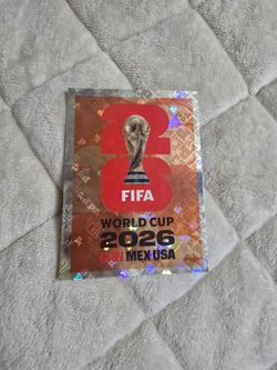 Panini world cup sticker card