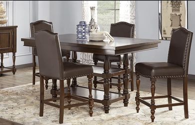 Cherry Dining Table And Chairs (4) Stanton