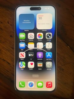 Unlocked White iPhone 14 Pro Max 256GB – 100% Battery – Box Included