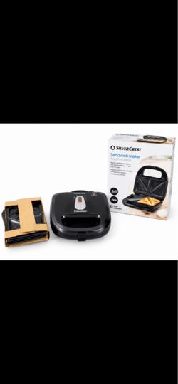 SilverCrest 3-in-1 Sandwich Maker – Waffle & Sandwich Plates