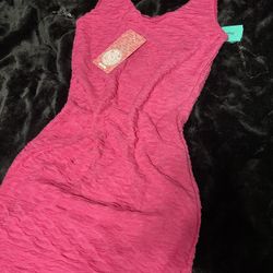 Pink Casual Dress