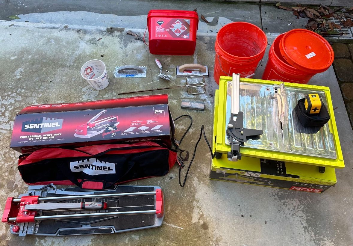 DIY tile Kit Tile Cutter, Tile Saw Mixer…,All Products : American Fashion Style Bags On Sale
