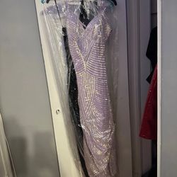 Lavender Prom Dress