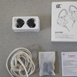 Linsoul KZ ZS10 Pro 4BA+1DD 5 Driver In-Ear Monitor