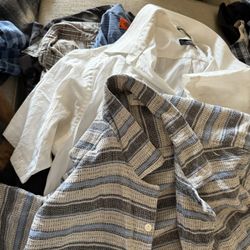 Shirts And Long Sleeve Jackets Good Condition 