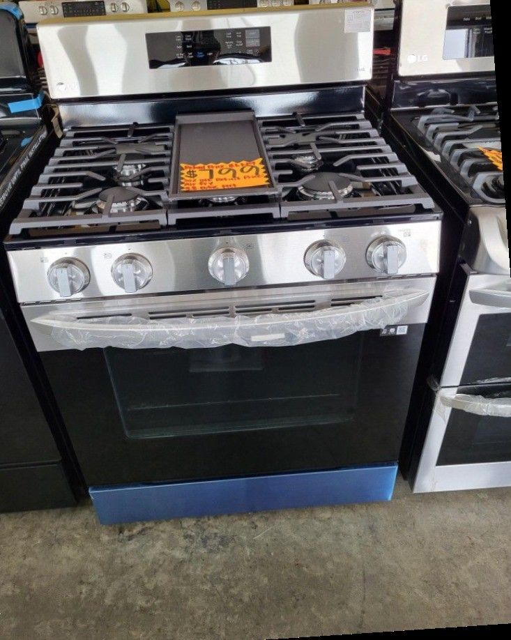 LG ThinQ 5 Burner Stove With Air Fry 30 Wide O4