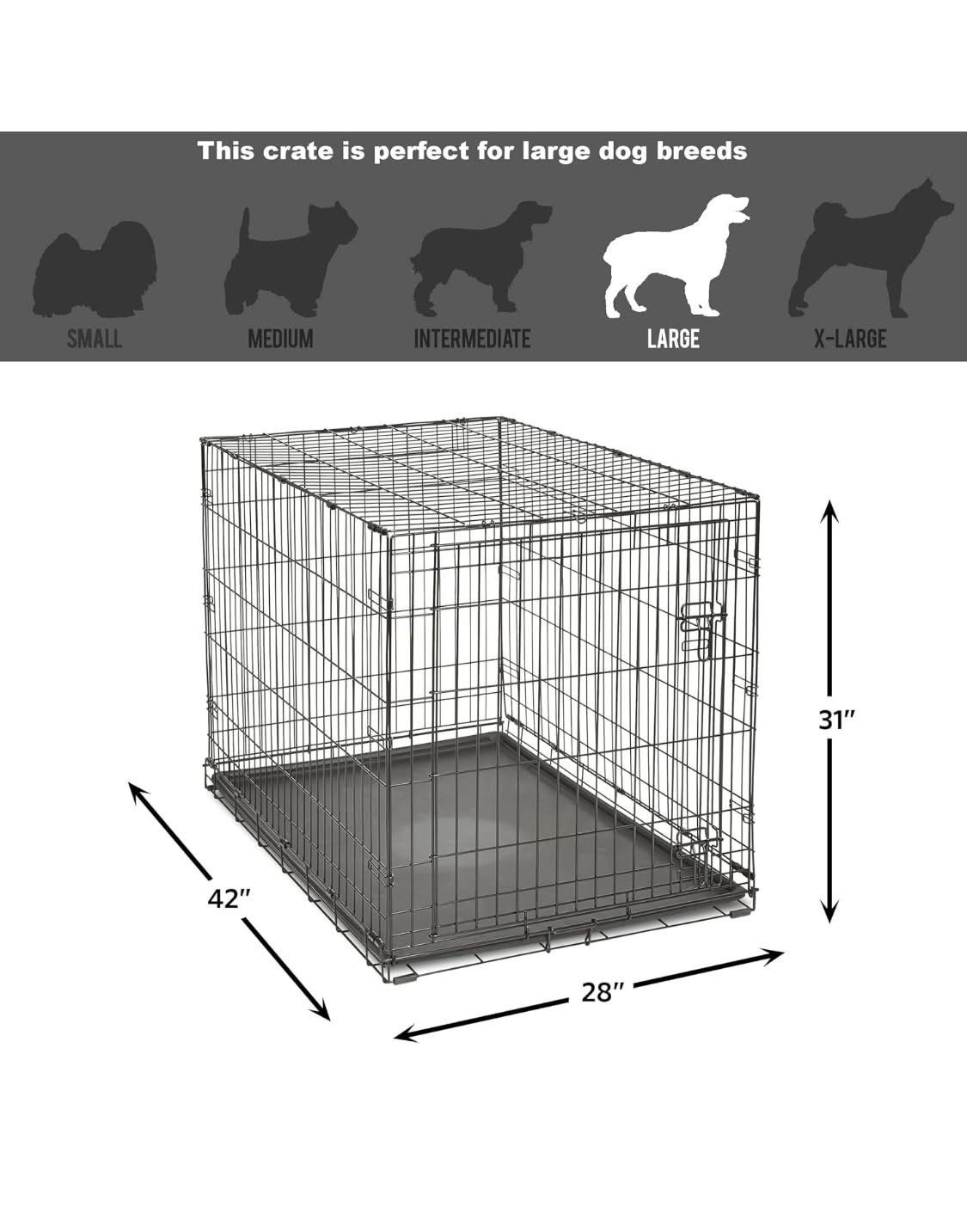 Large 42” Dog crate $35