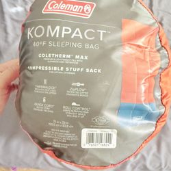 Coleman Kompact Sleeping Bag 40D