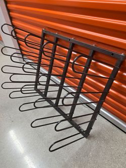 Heavy Duty Vinyl Roll Rack for 16 Rolls (Dark Grey Finish)