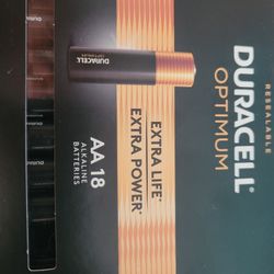 Duracell Optimum AA Batteries with Power Boost, 18 Count Pack Double A Battery with Long-lasting Power, All-Purpose Alkaline AA Battery for Household 