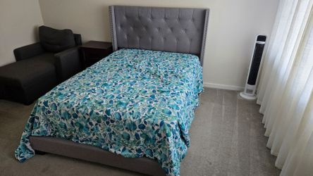 Bedroom set bed night stand couch