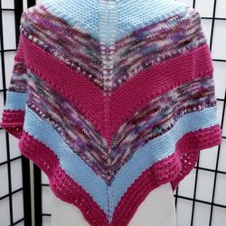 Multicolor Crochet Shawl 