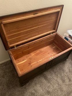 Antique cedar box