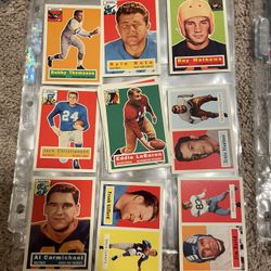 1950s Football Card Set Authentic Reprints