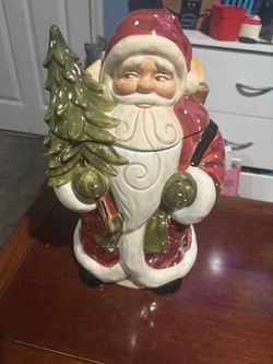 Santa Cookie Jar
