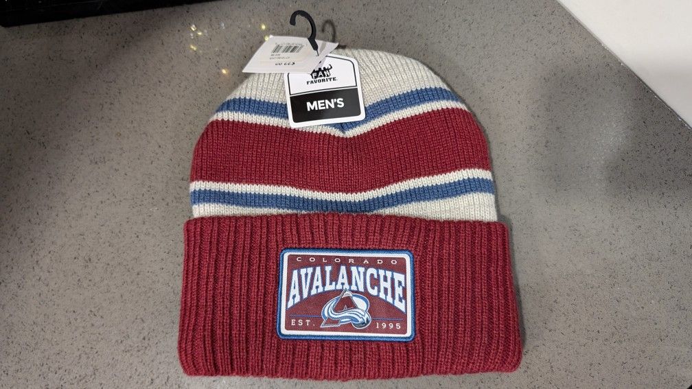 NWT~Colorado Avalanche Beanie
