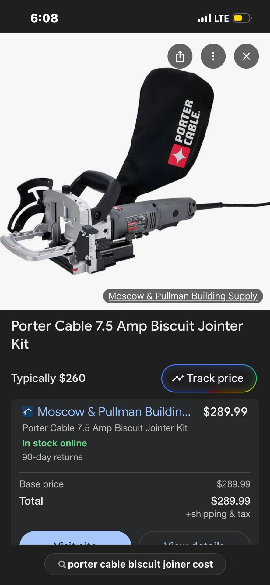 Porter Cable Biscuit Joiner