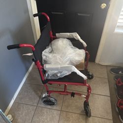 Medline Ultra Light Transport Chair New 