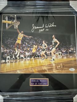 Jamal Wilkes Los Angeles Lakers Signed Picture 🔥