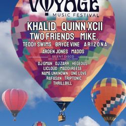 3 Voyage Music Festival Tickets (2 Day Pass)