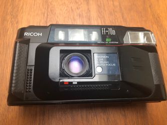 Vintage point and shoot film camera