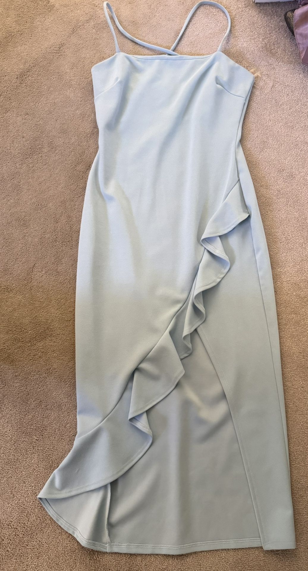 light blue windsor dress