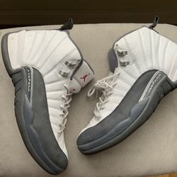 Wolf Grey Jordan Retro 12s Size 12