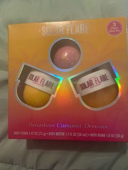 SOLAR FLARE+ women bath and body butter set 3 pc