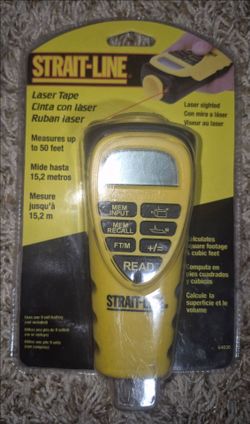Strait-Line Laser Tape Measure 50 ft