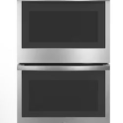 GE 30” Double Wall Oven Stainless Steel Air Fry + Steam Clean – NEW