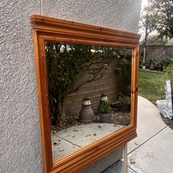 Solid Wood Mirror 