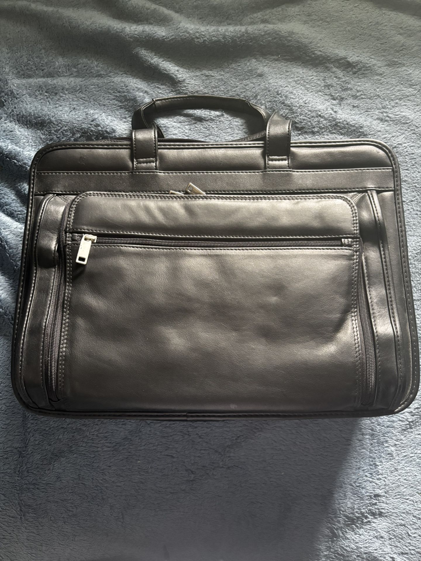 New Genuine Leather Briefcase Set - American Leathersmith
