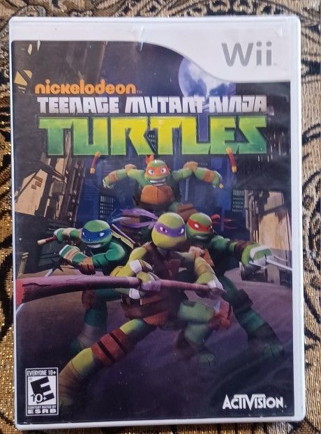 Teenage Age Mutant Ninja Turtles Nintendo Wii Video Game