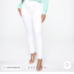 New White Fashion Nova Jeans 